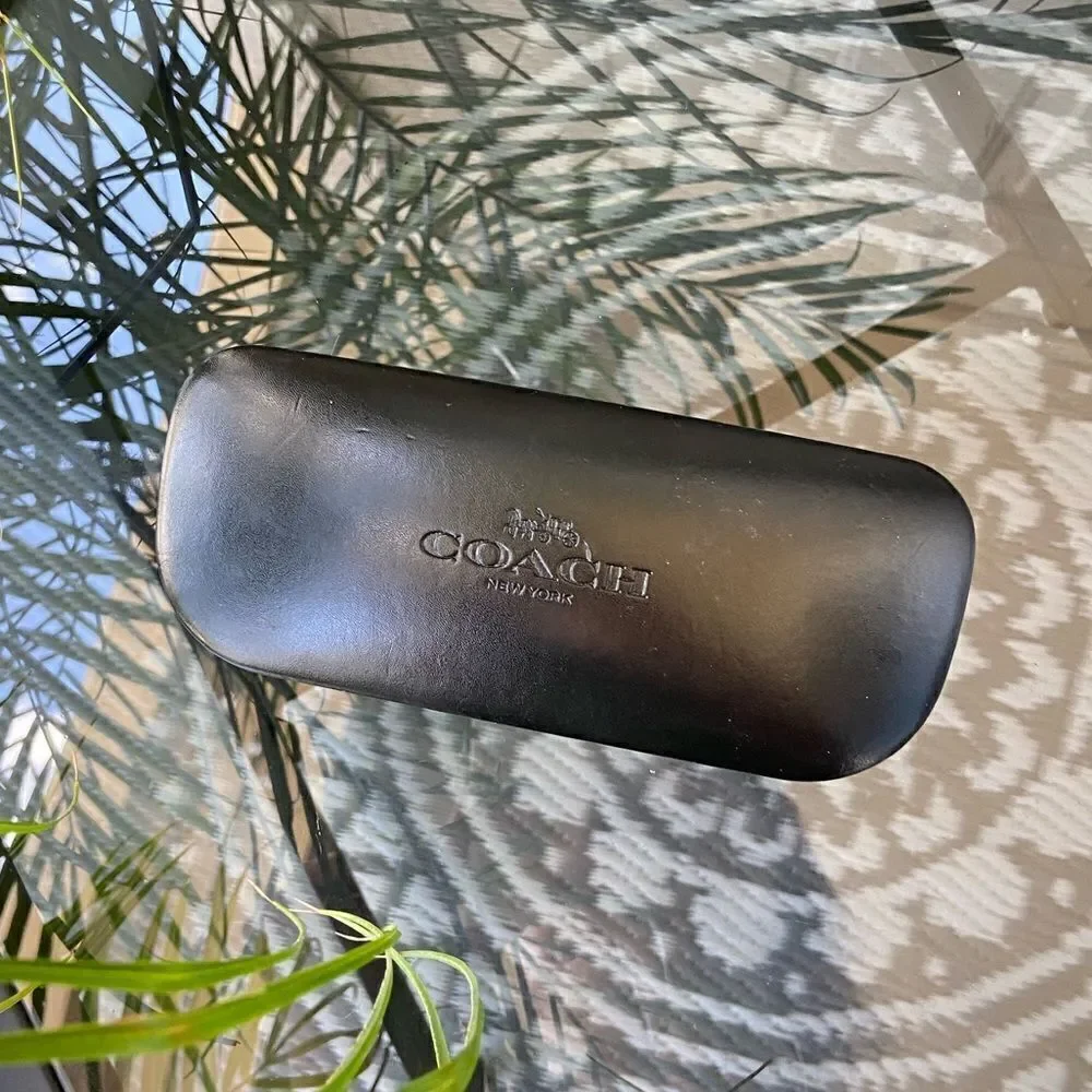 ‎Coach sunglasses case black